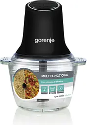 Подрібнювач, 500Вт, чаша-1000мл, скло, чорний Gorenje kuh0014977 - мініатюра 10
