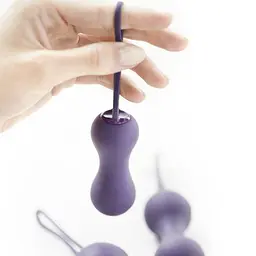 Набір вагінальних кульок Je Joue Ami Purple, діаметр 3,8 см, 3,3 см, 2,7 см, 54 г, 71 г, 100 г - мініатюра 3