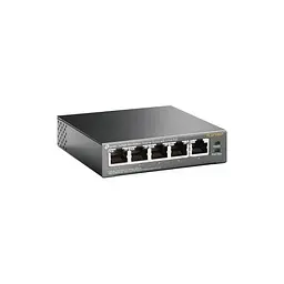 Комутатор TL-SF1005P, 5x10/100Mb/s, 4xPoE 56W, пластиковий корпус TP-Link teh0028270 - мініатюра 2