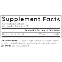 Мінерали Sport Research Zinc Picolinate 30 мг 60 капсул - мініатюра 2