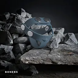 Регульоване ерекційне кільце Boners T-shape Ball Splitter 21 см сірий - мініатюра 3