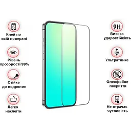 Захисне скло BeCover для Apple iPhone 15 Black (709719) - мініатюра 3