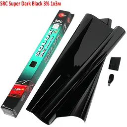 Тонувальна плівка Solux SRC Антицарапін Super Dark Black 3% 1x3м (PCG-1A) - мініатюра 4