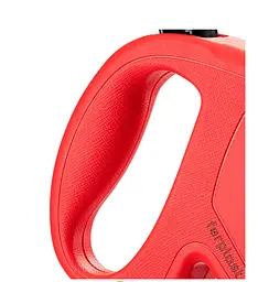 Повідець-рулетка для собак Ferplast Flippy One Cord M до 25 кг червона стрічка 5 м 75093222 - мініатюра 4