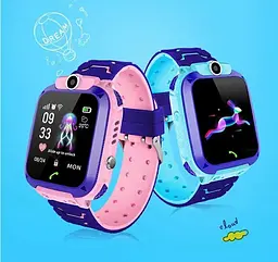 Дитячий смарт годинник-телефон Lemfo Q9S з сім картою, GPS трекером, 4G LTE, відеодзвінками, прослушкою та кнопкою SOS Жовто-чорний - мініатюра 7
