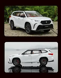 Колекційна металева модель автомобіля АвтоЕксперт Toyota Crown Kluger з інерцією, світлом та звуком 1:24 - мініатюра 3