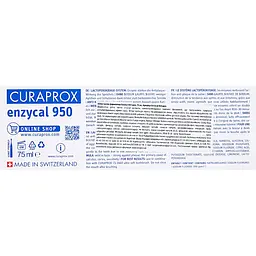 Зубна паста Curaprox Enzycal ферментна з фтором 75 мл - мініатюра 4