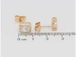 Сережки Xuping Позолота 18K пусети "Фіаніти" (221400) - мініатюра 2