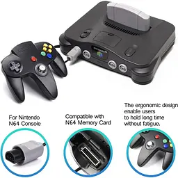 Дротовий контролер Miadore Retro 64 Bit Joypad N64 Controller - мініатюра 3