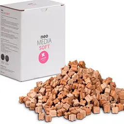 Наповнювач для біофільтрації зі зниженням pH Aquario Neo Media Soft Quad 1 л - мініатюра 2