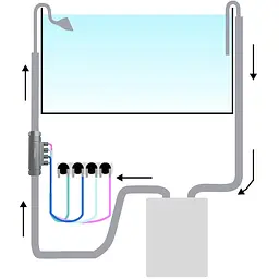 Адаптер для автоматичного дозування добрив Chihiros Dosing Flow Adapter 16/22 мм для зовнішнього фільтра - мініатюра 5
