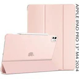 Чохол до планшета BeCover Tri Fold Hard Apple iPad Pro 13" M4 2024 Pink (711732)