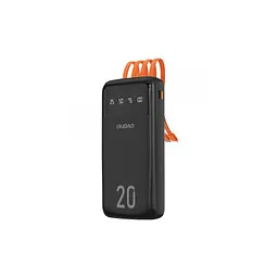 Батарея універсальна Dudao K6Pro+ 20000mAh 10W with USB-C/Lightning/MicroUSB/USB-A cables (6977196682393)