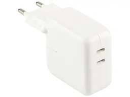 Зарядний пристрій блок адаптер Foxconn Dual Type-C PD 25 W + 25 W Total 50 W