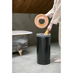 Бак для білизни Brabantia Laundry Bin чорний 35 л (120008) - мініатюра 5