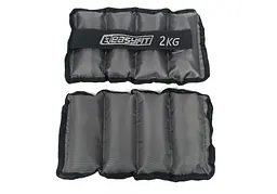 Обтяжувачі EasyFit 2 х 2 кг для ніг та рук з металом (EF-AWTМ-200) - мініатюра 4