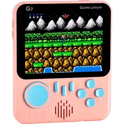 Ретро ігрова приставка SUP G7 Game Box Portable 666 in 1 AV (Pink) [70768] - мініатюра 1