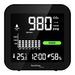 Метеостанція Technoline WL1025 Black (WL1025), Чорний - мініатюра 5