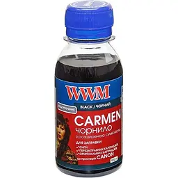 Чорнило WWM Canon Universal CARMEN PG-30/37/40/50/510/512, PGI-5/425/520 Black 100г (CU/B-2)