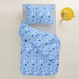 Дитяча постільна білизна Cosas COLOR STARS 110х140см (StarsColorBlue_Grey_140) - мініатюра 2