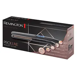 Випрямляч Remington ProLuxe Midnight Edition, 52Вт, темп.режимів-10, 150-230С, дисплей, кераміка, чорний - мініатюра 4