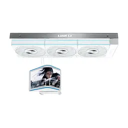 Система рідинного охолодження Lian Li Hydroshift II OLED Curved 360 P28, White (G89.GHS2OLDC36PW.00) - мініатюра 3