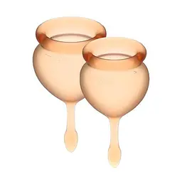 Менструальні чаші Satisfyer Feel Good, Помаранчеві