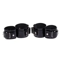 Фіксатор для зап'ястків та щиколоток Fixation Me Ankle Black - мініатюра 1
