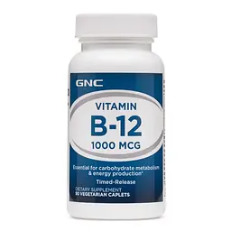 Вітаміни та мінерали GNC Vitamin B12 1000 мкг 90 каплет - мініатюра 2