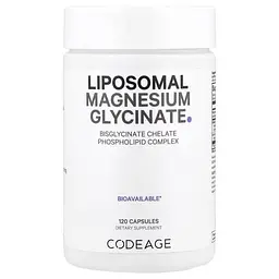 Магний Liposomal Magnesium Glycinate 120 капсул Codeage vit0005494