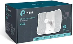 TP-Link Точка доступу CPE610 N300 5ГГц 1xFE LAN, 23 дБі зовн. passive PoE - мініатюра 4