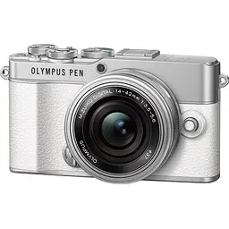Бездзеркальний фотоапарат Olympus PEN E-P7 Kit 14-42mm f/3.5-5.6 White [169468] - мініатюра 3