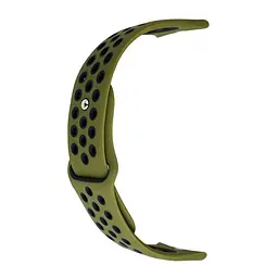 Ремінець Apple Watch Nike Sport 42/44/45/46/49 mm Olive Чорний S - мініатюра 2
