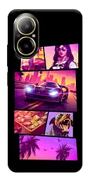 TPU чехол Demsky GTA vibes для Realme C67 4G