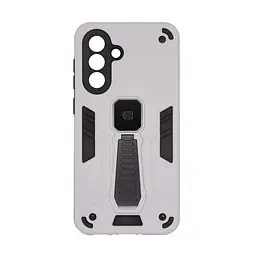 Чехол для Samsung Galaxy A37 5G, Proover, серый, с подставкой и магнитом, противоударный, ударопрочный, бронированный, панель-накладка, защита всего корпуса, термополиуретан (TPU) + поликарбонат (PC), ArmorStandart (ARM89730)