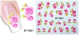 Наклейки для ногтей XF1021 - миниатюра 2