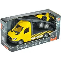 Автомобіль "Mercedes-Benz Sprinter" евакуатор (жовтий) на планшетці, Tigres