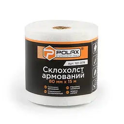 Склохолст Polax армований 80 мм х 15 м (101-078) - мініатюра 2