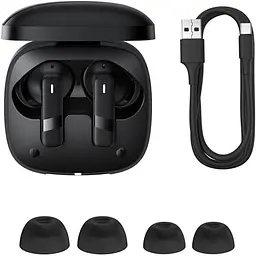 Бездротові навушники Baseus Bowie E20 True Wireless Earphones, IPX5, BT5.3, ENC, 35mAh, 500mAh, 8h, Black A00069700113-00 - мініатюра 7