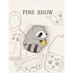 Значок Єнот 0928102521-5 Різнокольоровий shop (2000999540059)
