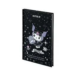 Блокнот Kite А6 Kuromi, тверда обкладинка, 80 аркушів, клітинка (HK24-199-1) - мініатюра 3