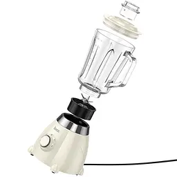 Блендер Hoco HE33 Electric Retro Juicer 500W (1.5L) Milky White - мініатюра 2