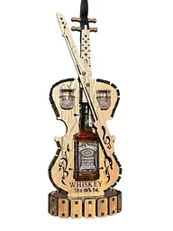 Сувенірна скрипка Джек Деніелс з чарками Подарунок Jack Daniel's Tennessee