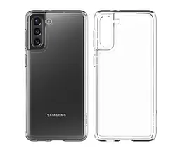 Чохол протиударний прозорий Spigen Ultra Hybrid Crystal ACS02387 для Samsung Galaxy S21 Plus (6.7") Clear - мініатюра 4