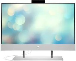 ПК-моноблок HP All-in-One 23.8FHD IPS AG/AMD Ryzen3 4300U/8/1000/int/kbm/DOS/Silver (426G9EA) - мініатюра 2