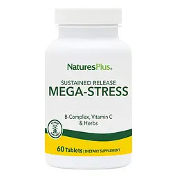 Вітаміни та мінерали NaturesPlus Mega-Stress Complex 60 таблеток