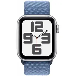 Смарт-годинник Apple Watch SE 2 GPS 44mm Silver Aluminium Case with Winter Blue Sport Loop (MREF3) - мініатюра 3