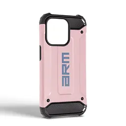 Чехол для Apple iPhone 14 Pro, Panzer, розовый, противоударный, бронированный, милитари, панель-накладка, защита всего корпуса, защита дисплея и камеры, термополиуретан (TPU) + поликарбонат (PC), ArmorStandart (ARM71481) - мініатюра 2