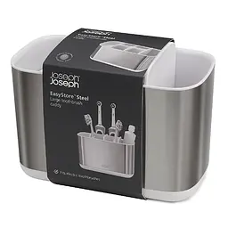 Органайзер для зубних щіток Joseph Joseph EasyStore Steel, сріблястий (70531) - мініатюра 5