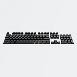 Набір кейкапів Dark Project PBT KS-45 ENG/UA/RU (DP-KS-0045) чорні - мініатюра 3